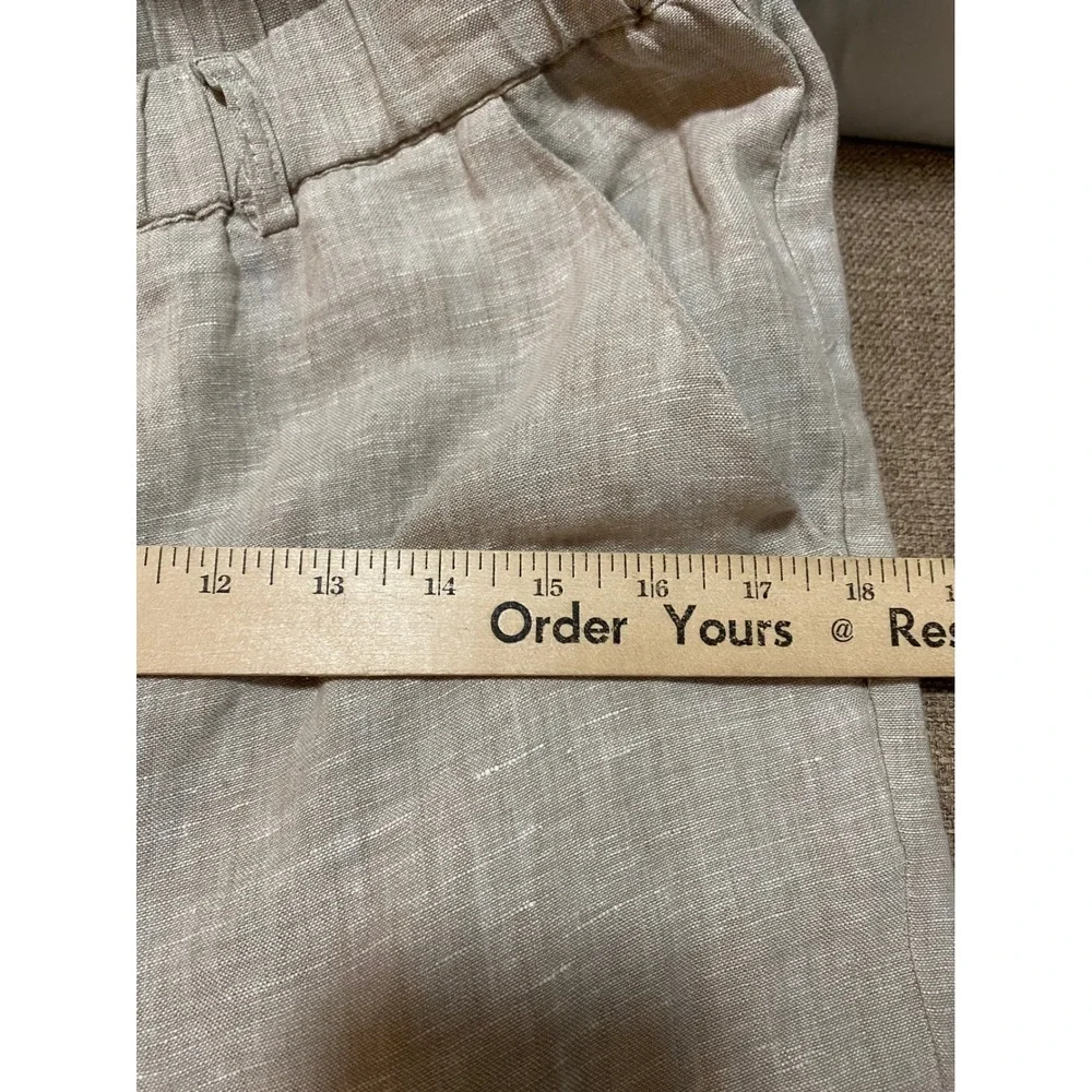 Quince 100% European Linen Pants Womens S Flax Beige Straight Leg Minimalist